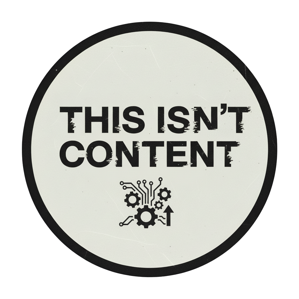 This Isn't Content
